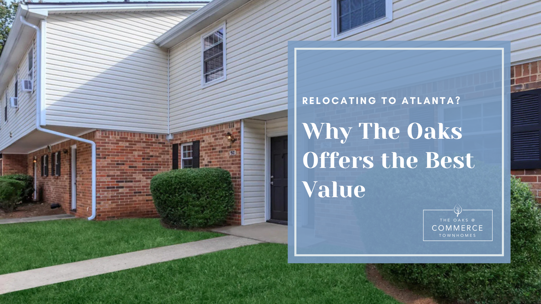relocating to Atlanta townhomes