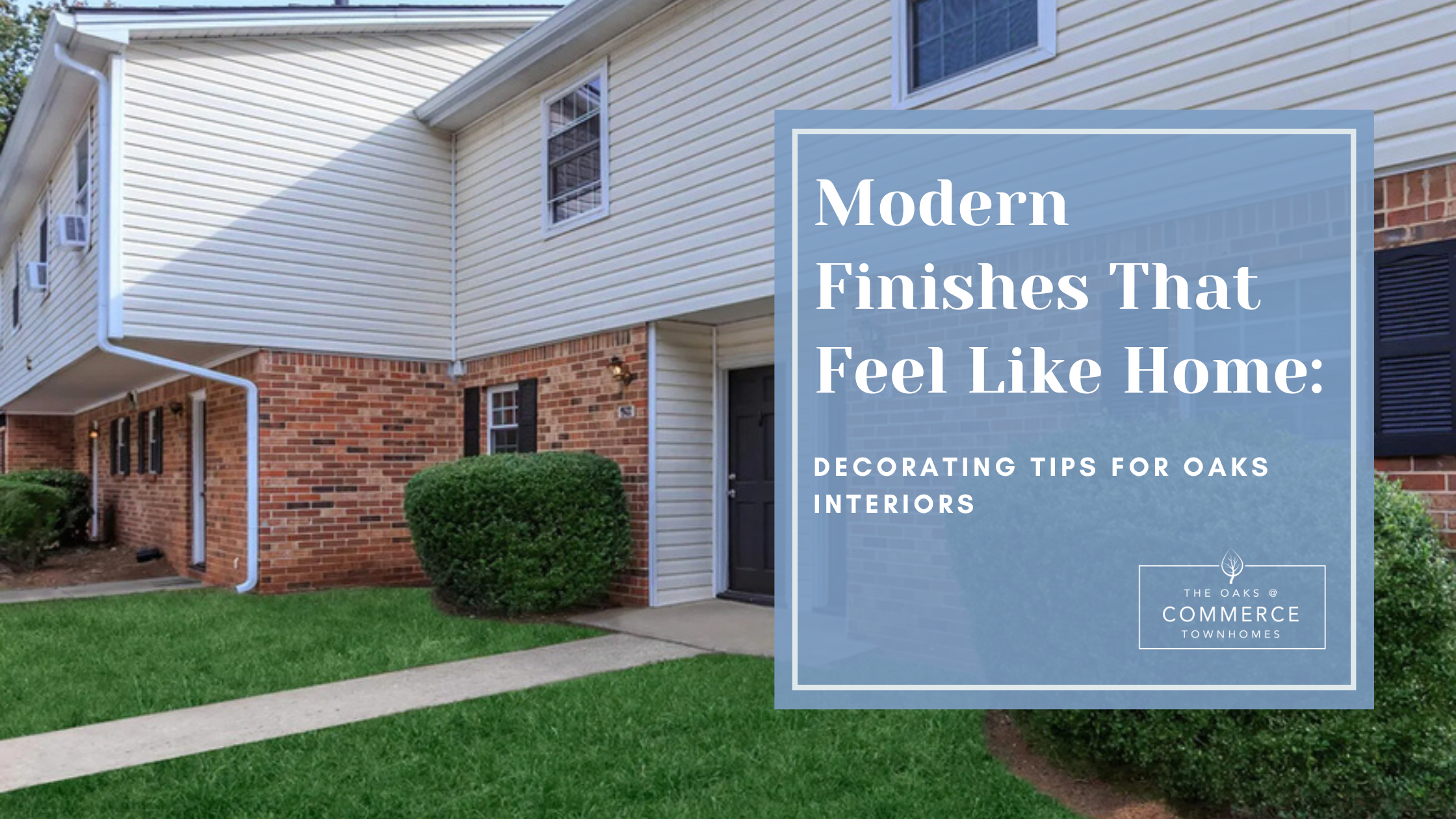 modern finishes home décor