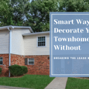 townhome decorating ideas for renters