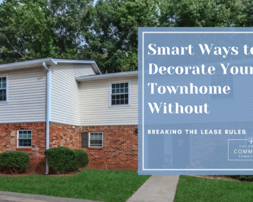 Smart Ways to Decorate Your Townhome Without Breaking the Lease Rules